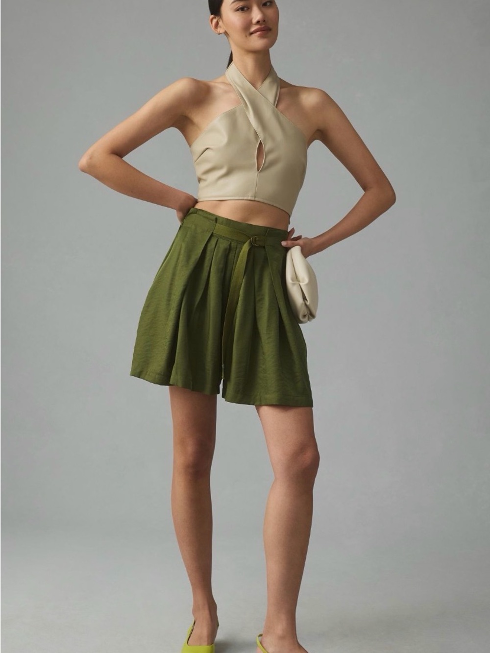 Tiny Anthropologie Elements Pleated Shorts Sz Small